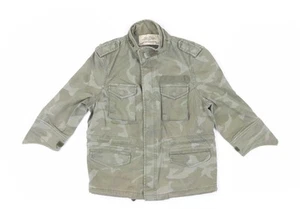 Zara Women's Green Camouflage Military Jacket M - Picture 1 of 12