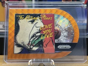 2025 Panini Prizm Rolling Stones Albums Love You Live #34 Orange Wave /199 - Picture 1 of 3