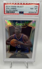 2014-15 Panini Select #90 Joel Embiid (RC) (Silver) (PSA 8)