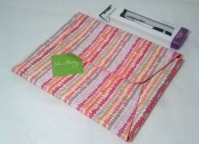 Vera Bradley Tech Sobre Confeti Rayas Imitación Cuero Tinta Pluma y Lápiz Bono  Foto 1 de 4