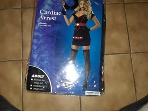 Sexy Cardiac Arrest Nurse Deluxe Adult S 6 - 8  Spirit Halloween Costume Kinky - Picture 1 of 2