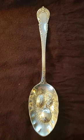 CROMWELL by DURGIN Sterling Silver TABLESPOON Decorated Bowl Light Mono Removal Cover
