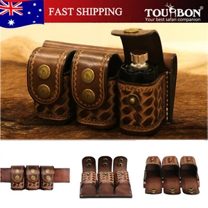 TOURBON Shooting Revolver Three Speed Loader Belt Pouches for S&W 460 Ammo Gift - Foto 1 di 24