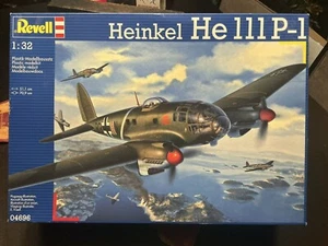 Revell Heinkel He 111 P-1 #04696 Airplane Model New Open Box - Picture 1 of 14
