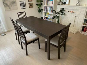 IKEA Extendable Dining Table EKEDALEN SET - Picture 1 of 7