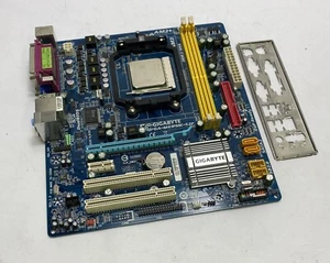 Gigabyte GA-M61PME-S2P REV: 1.3 Socket AM2 DDR3 Motherboard complete with BP/CPU - Picture 1 of 4