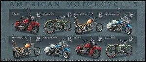 US #4085-4088 MNH Plate Block 2006 Motorcycles Chopper Harley-Davidson Indian - Picture 1 of 1