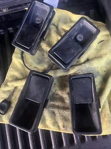 Land Rover Range Rover Disco Classic Door Handle Complete Matched Set WITH KEY - Picture 1 of 8