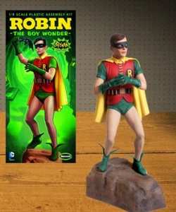 1:8 Moebius Models #951 - 1966 Robin - Burt Ward Figure  model kit - Picture 1 of 1