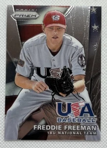 Freddie Freeman 2015 Panini Prizm Baseball USA National Team Prizm 10 LA Dodgers - Picture 1 of 2