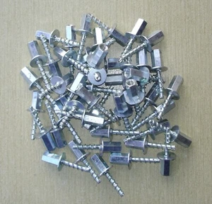 49 Stck. Betonschrauben verzinkt Sechskant-Innengewindeanschluss 6x35 SW 13 - Bild 1 von 3
