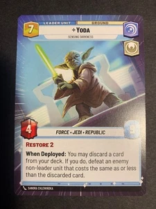 Yoda Sensing Darkness (Hyperspace) - SWU Twilight of the Republic - Picture 1 of 2