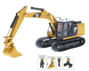 1:64 Scale Caterpillar 320F L Hydraulic Excavator with Attachments (85636) - Picture 1 of 2