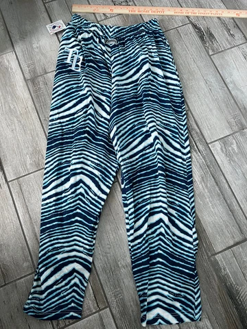 Tampa Bay Rays MLB Majestic Zubaz Men's Zebra Comfy Pants NWT Cover