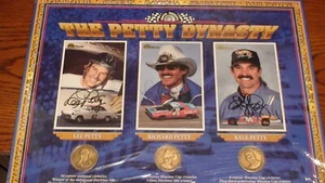 1997 PETTY DYNASTY MASTIC AUTOGRAPHED 4 X 6 PRINTS OPTIMUM GROUP COA &TOKENS! - Picture 1 of 12