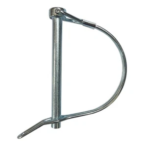 Quick Connect Snap Pin Round Double Wire Mechanism 1/4" X 2 3/4" Zinc Plated - Picture 1 of 2
