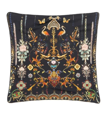 NUEVO CAMILLA REBELLE REBELLE PEQUEÑO COJÍN CRISTALES SEDA 45x45cm. Foto 1 de 2