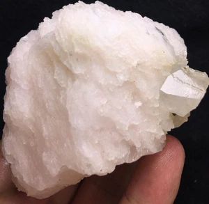 383g Unique Inner skeletal Elestial Candle QUARTZ Crystal &Pink Calcite  #55 - Picture 1 of 10