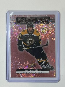 2023-24 UD Upper Deck Series 1 Pink Dazzlers DZ-1 Jake DeBrusk - Boston Bruins