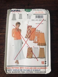 Burda 8213 Easy Skirt Trumpet Jupe Womens 10–24 EUR 36–50 Uncut - Picture 1 of 3