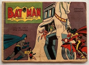 BATMAN VOL 1 Nº 105 SPANISH BATMAN MUCHNIK # 36 ARGENTINA 1957 - Picture 1 of 9
