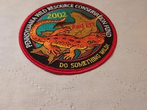PENNSYLVANNIA WILD RESOURCE CONSERVATION FUND SERIES 4" 2002 RED EFT PATCH - Picture 1 of 2