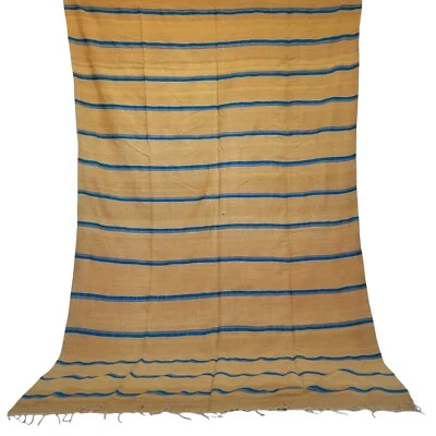 Vintage Moroccan Berber Rug in Earth & Indigo, Handwoven Elegance Berber Carpet - Image 1 of 4