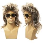Wig False Retro Cosplay Wig Male Curly Hair Men Cosplay Wigs Long Straight Wigs