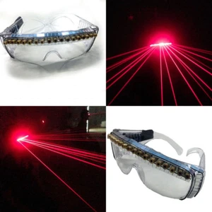 LED Light Laser Glasses Night-club Stage Lighting Show Dancer Eyeglass KTV Party - Picture 1 of 16