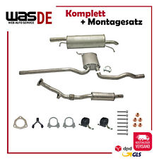 Produktbild - Auspuffanlage Auspuff ab Kat VW Passat & VW Passat Variant 1.6 inkl. Montagesatz