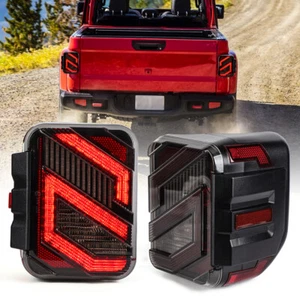 Pair LED Tail Lights Signal Brake Lamp For Jeep Gladiator JT 2020-23 Waterproof - Picture 1 of 21