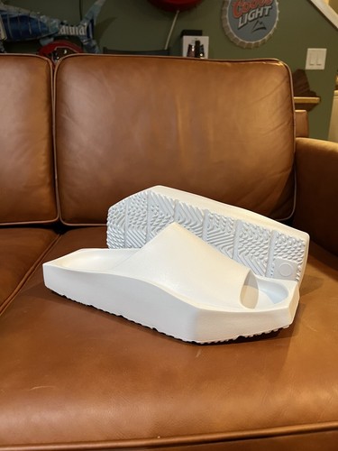 Sandali bianchi Nike Jordan Hex Slide taglia 12 (uomo 10 5) DQ8992 100