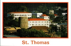 Blackbeard's Castle and Bluebeard's Castle Hotels, St. Thomas, VI. Postcard - Picture 1 of 2