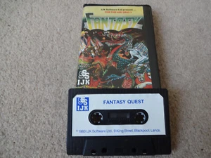 FANTASY QUEST by IJK Software - 48K ORIC 1 Game - Cassette - Retro Gaming 1983 - Afbeelding 1 van 3