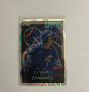 2022 Bowman’s Best CHRISTIAN HERNANDEZ  #UFO-7 LAVA REFRACTOR #/50 Cubs - Picture 1 of 2