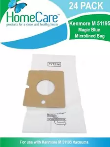 Kenmore M 51195 Magic Blue Microlined Paper Bag 24 Pack by Home Care - Picture 1 of 1