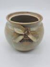 Vintage Boxwood Kialla Pottery Coffee Jar Pot Australia Gum Nut Leaf