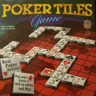Poker Tiles Board Game 2005 MasterPieces Puzzle Co. New & Sealed* Gamble Board - Image 1 of 2