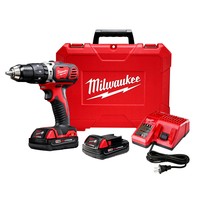 Milwaukee 2606-22CT M18 18-Volt Compact 1/2-Inch Drill Driver w/ Batteries