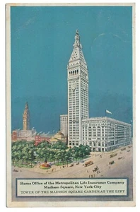Met Life Building Metropolitan Tower Madison Square New York NY Skyscraper 1912 - Picture 1 of 2