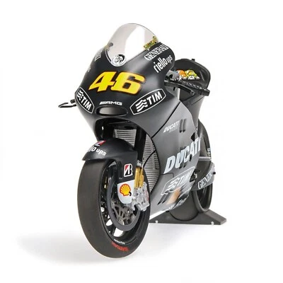 MINICHAMPS 1/12 VALENTINO ROSSI 2012 TEST SEPANG DUCATI DESMOSEDICI GP12 1008 PI - Photo 1/4