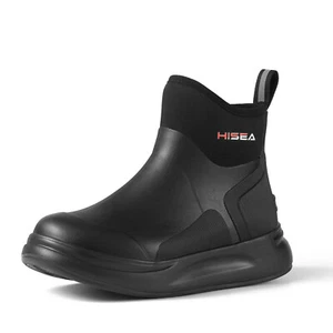 HISEA Women Waterproof Ankle Rain Boots Lightweight Comfort Support Chelsea Boot - Picture 1 of 34
