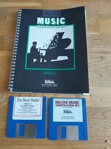 DeluxeMusic Construction Set-Commodore Amiga- Disk + Manual-Electronic Arts - Afbeelding 1 van 5