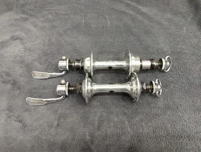 Campagnolo 1034 Record Low Flange 32 Holes Hubs 100-126mm French Thread - Photo 1/4