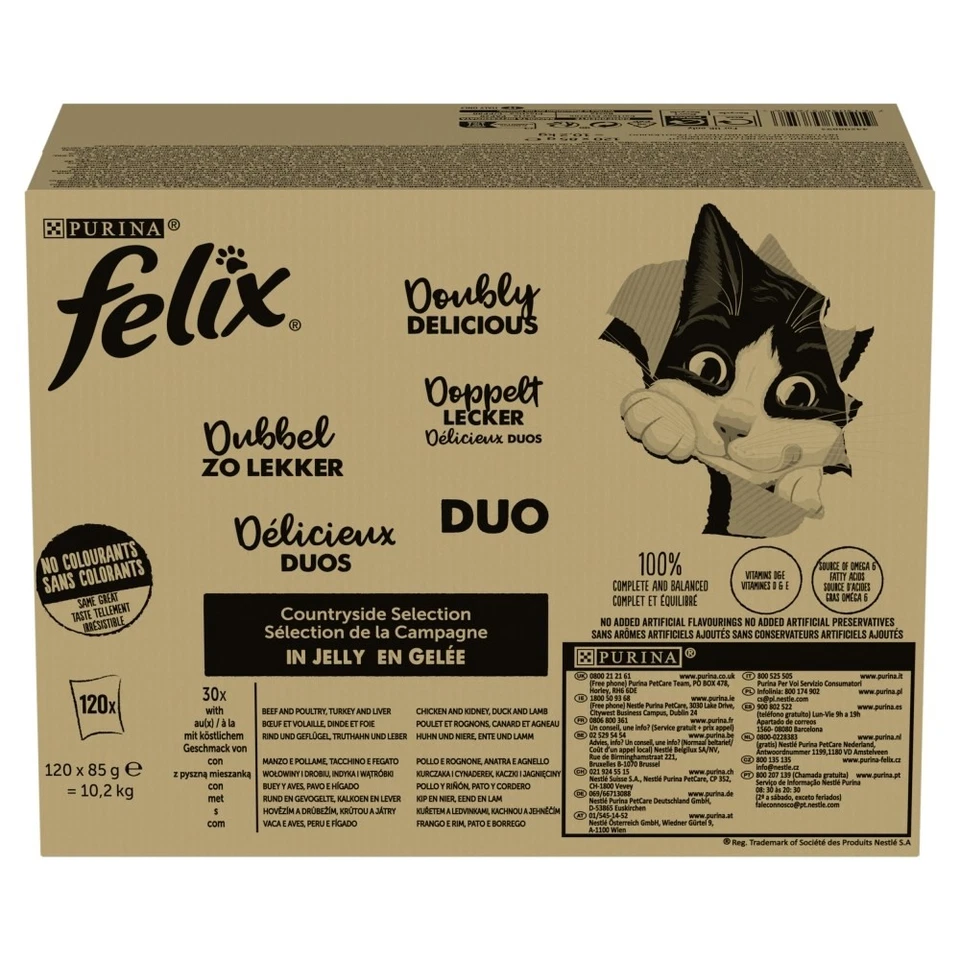 7613038576596 PURINA Felix Fantastic Duo Mix Countryside - nassfutter für Katzen - Bild 1 von 1