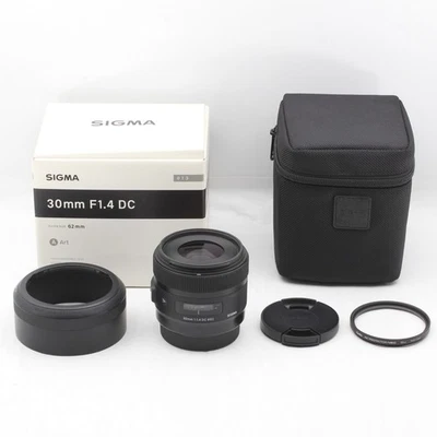 【MINT w/Box】Sigma 30mm f/1.4 DC HSM ART Lens for Canon EF Mount From Japan - Image 1 of 4