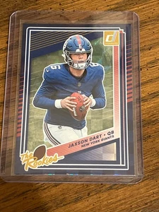 2025 Panini Donruss Rookie Jaxson Dart The Rookies Blue Foil RC GIANTS - Bild 1 von 2