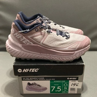 Hi-Tec Women's Elderberry and Lilac Sneakers womens 7.5 - Image 1 of 4