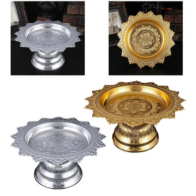 Footed Fruit Bowl, Tribute Offering Plate,Buddhist Offering Plate, - Image 1 of 2