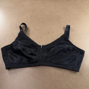 Amoena Womens Size 40B Black Nancy Wire-Free Mastectomy Bra 44870 New - Picture 1 of 8